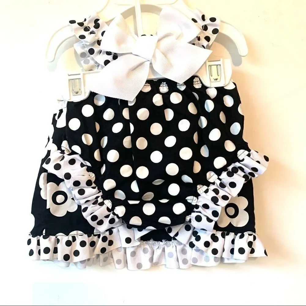 Mud Pie Polka Dot Set